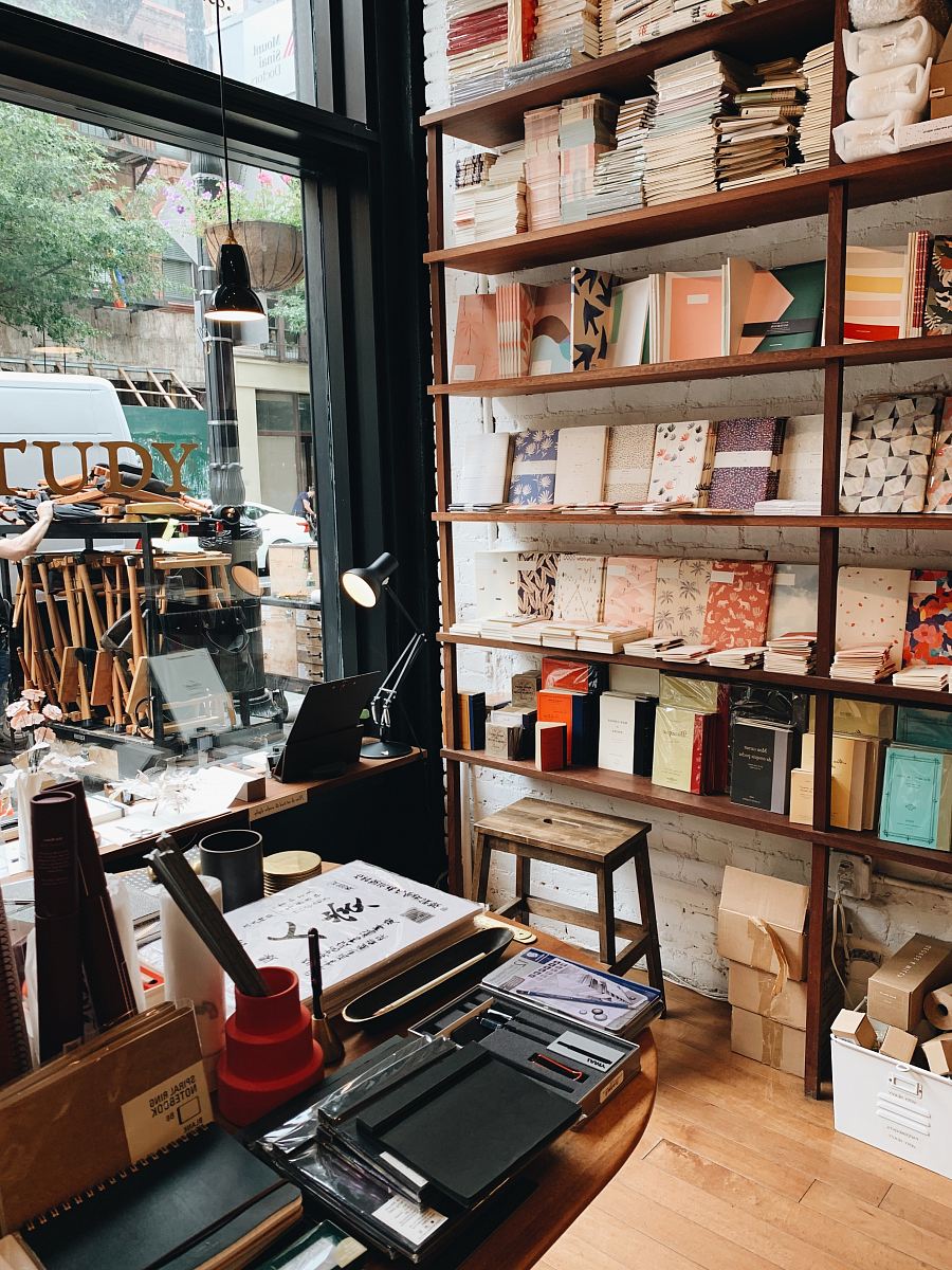 books on shelf